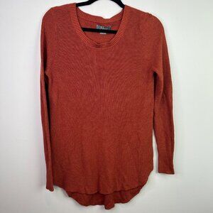 Natural red knit sweater size medium‎